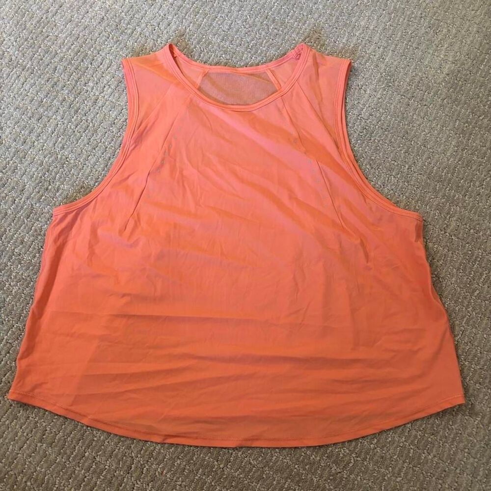 Lululemon Women's Orange and Pink Vest